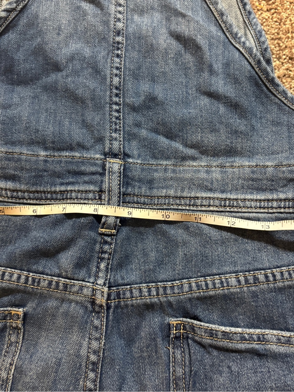 Pilcro Anthropologie Blue Denim Painter Overalls - Picture 10 of 13